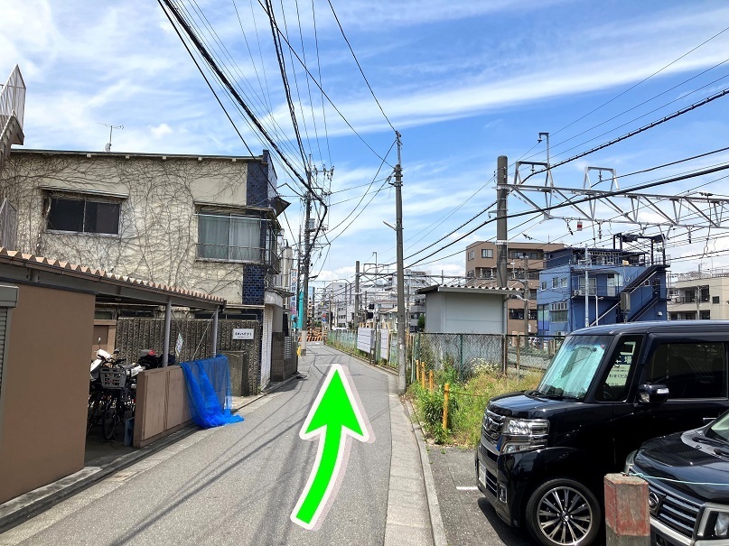 線路沿い