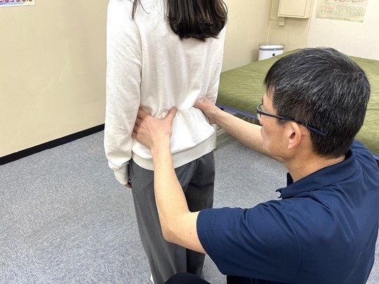 腰の筋肉の検査