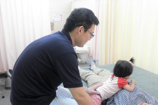 ママさんの施術