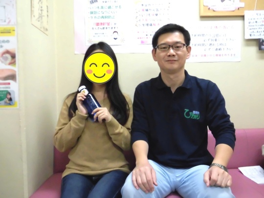 院長とKさんのツーショット